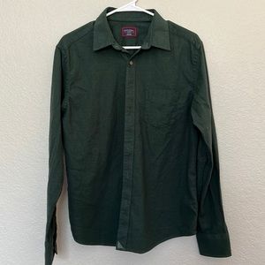 Untuckit Medium Button Down - Dark Forest Green